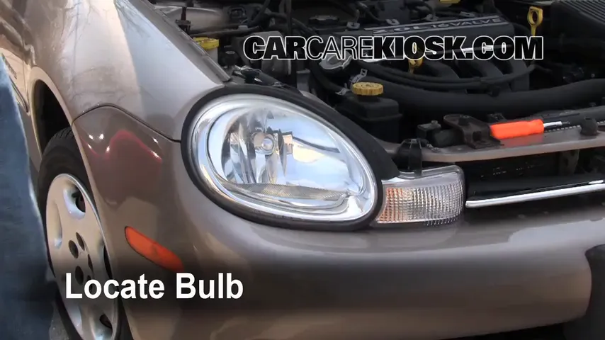 2001 Dodge Neon 2.0L 4 Cyl. Lights Turn Signal - Front (replace bulb)